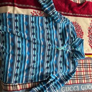 Chubbies Aztec print quarter zip size medium